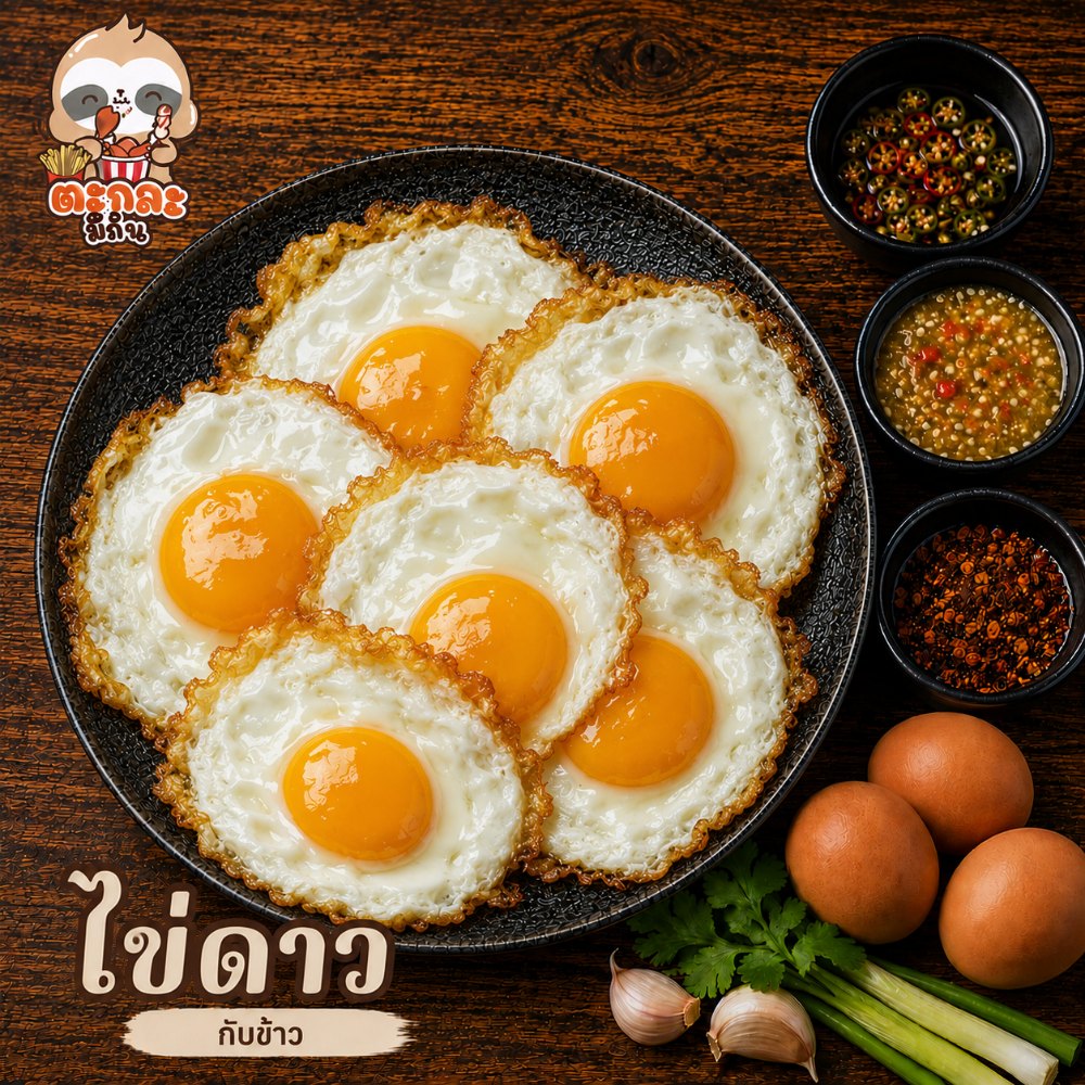 ไข่ดาว (ไข่ 1 ใบ)