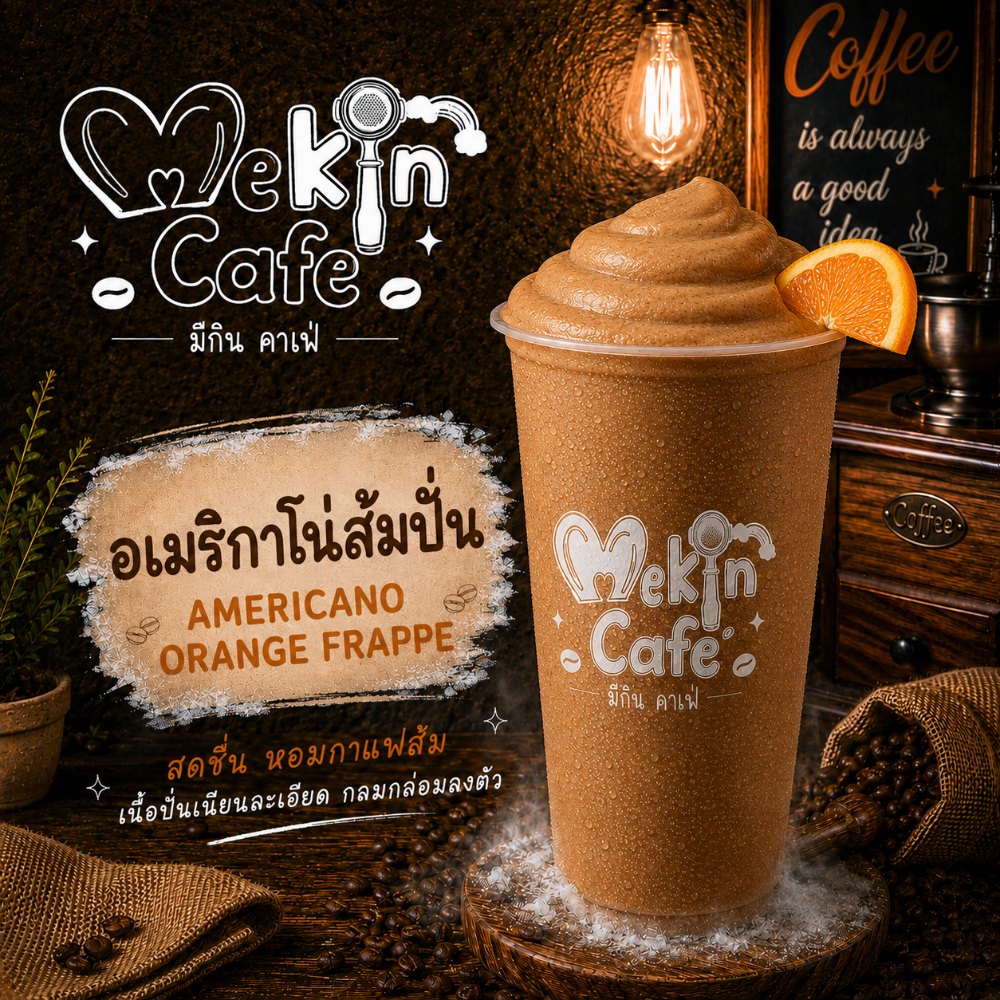 อเมริกาโน่ส้มปั่น