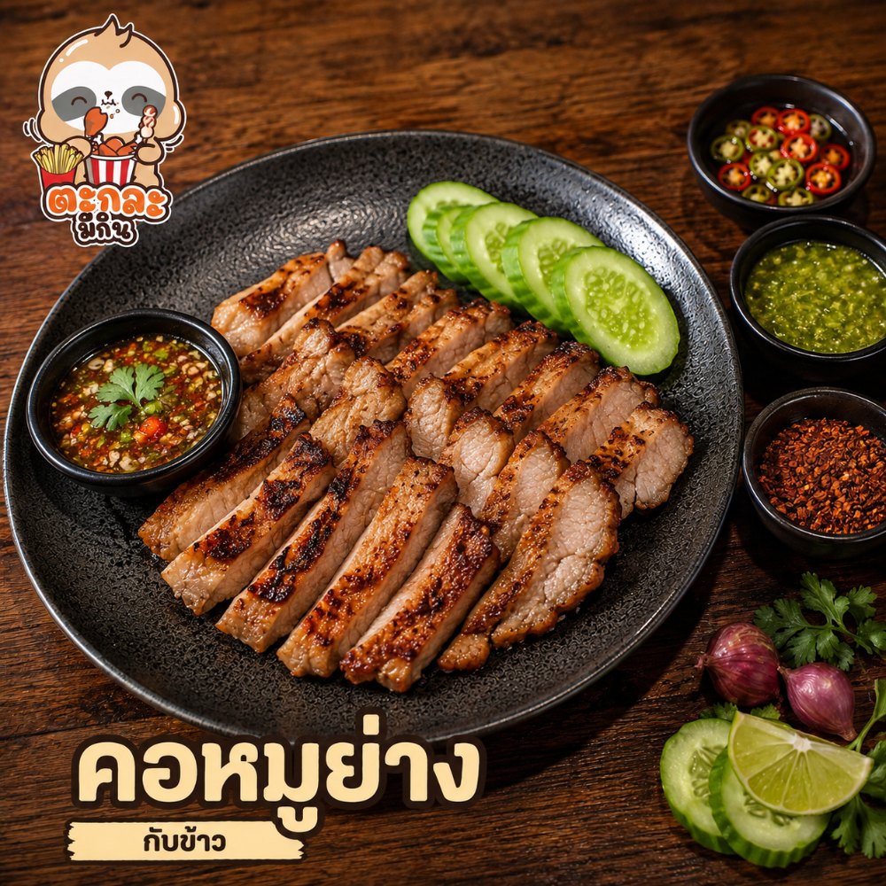 คอหมูย่าง