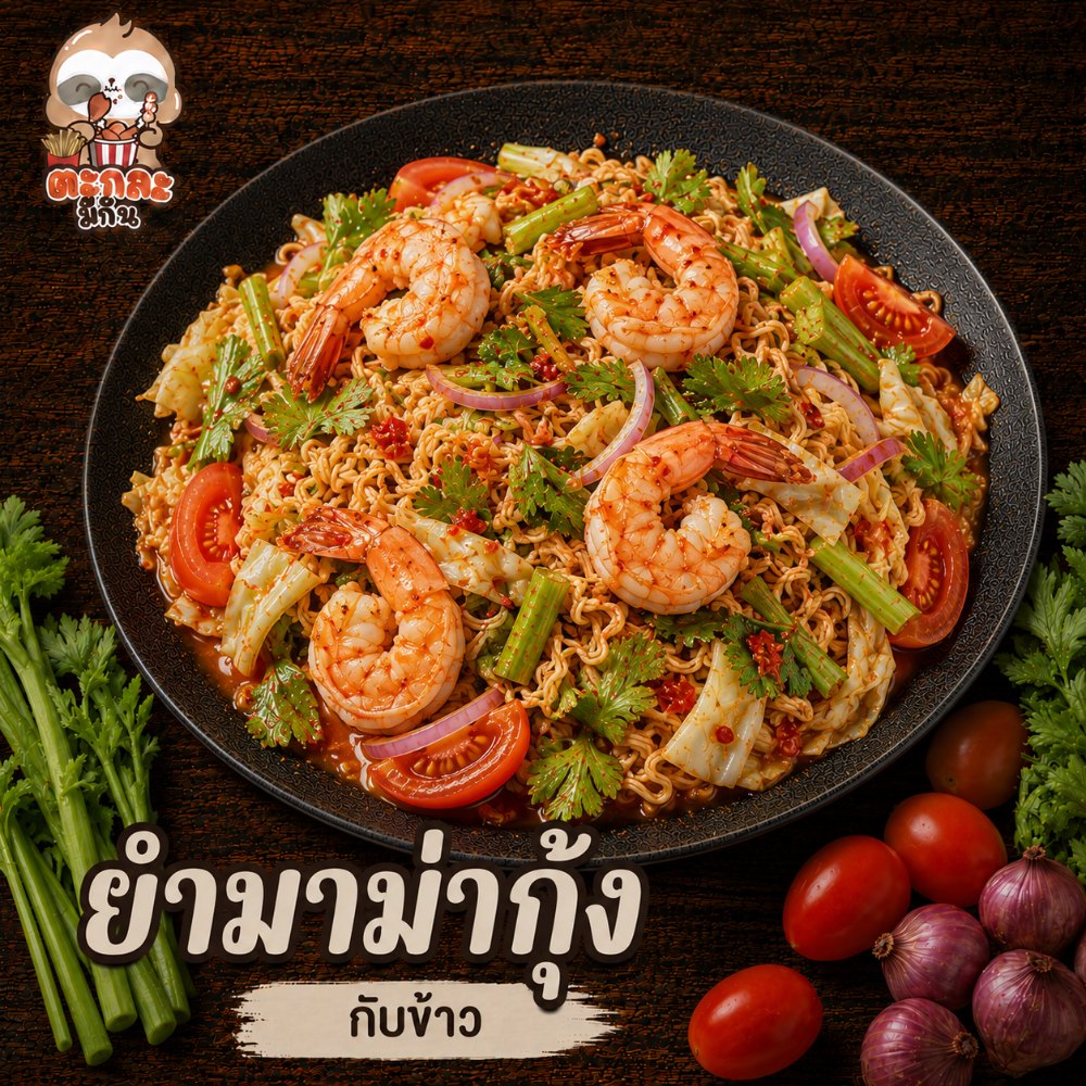 ยำมาม่ากุ้ง