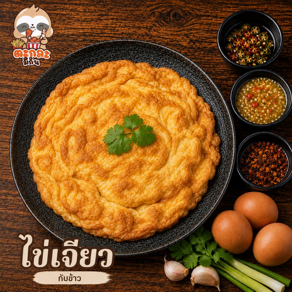 ไข่เจียว (ไข่ 1 ใบ)