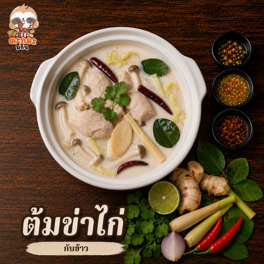 ต้มข่าไก่