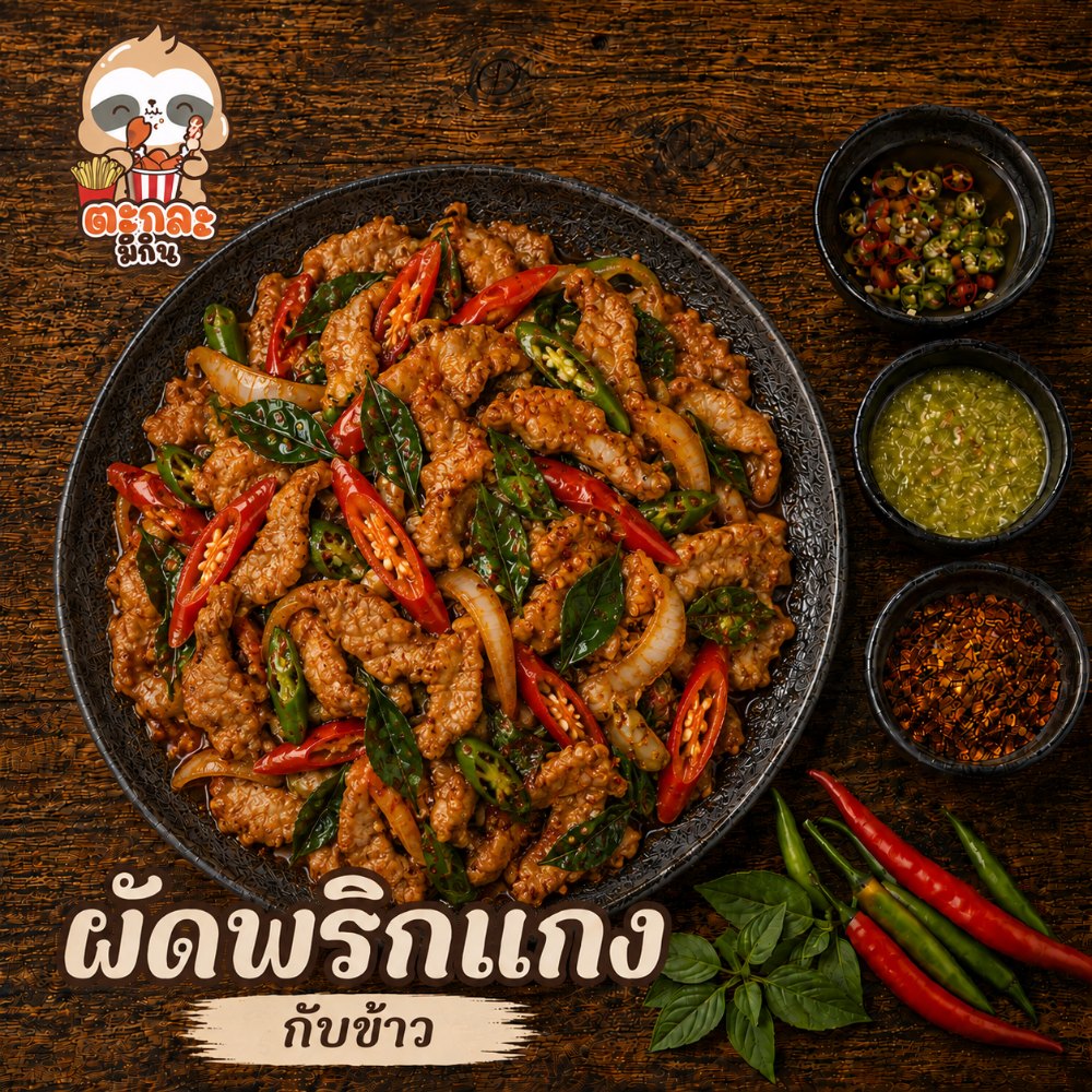 ผัดพริกแกง (กับข้าว)