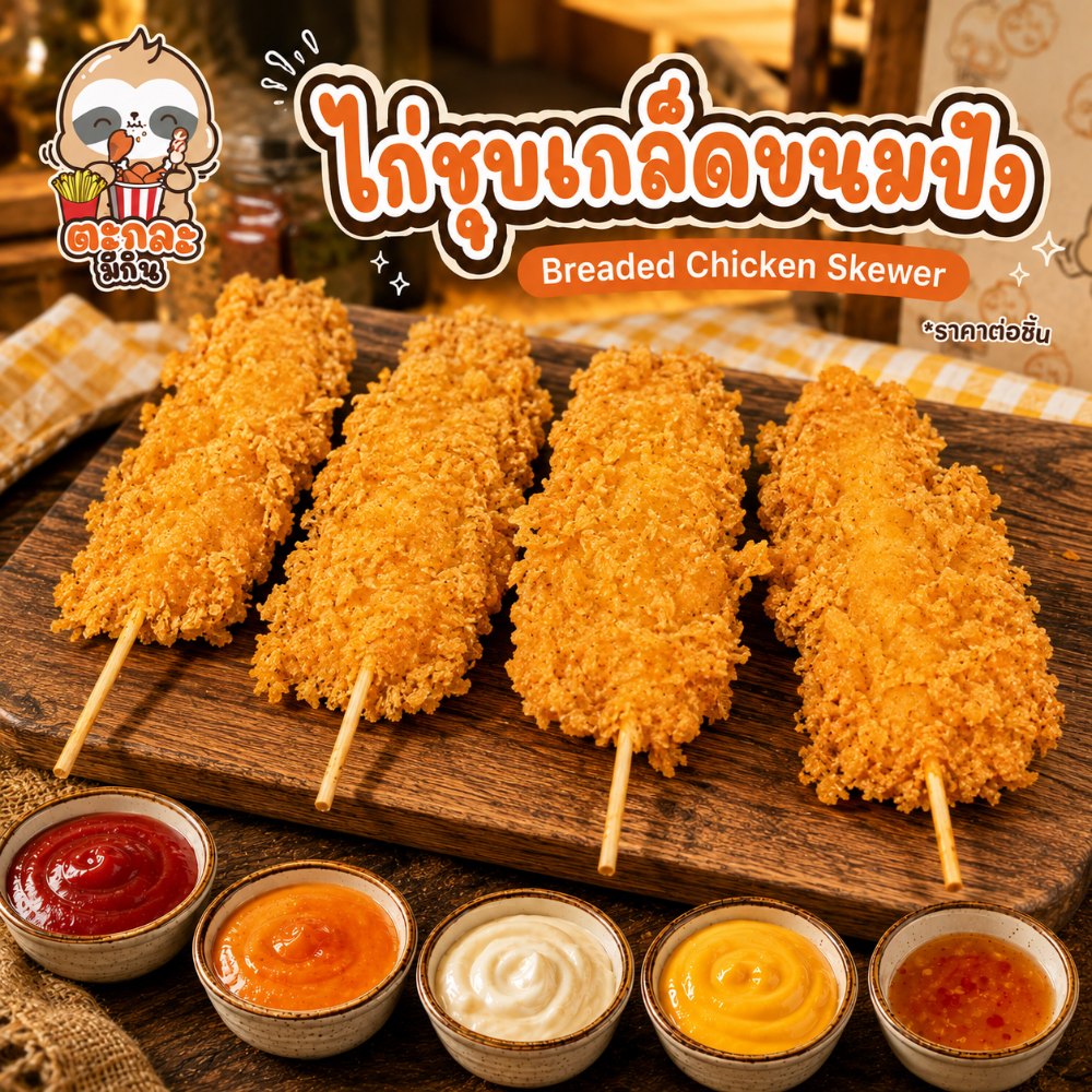 ไก่ชุบเกล็ดขนมปัง