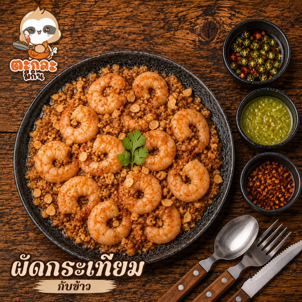 ผัดกระเทียม (กับข้าว)