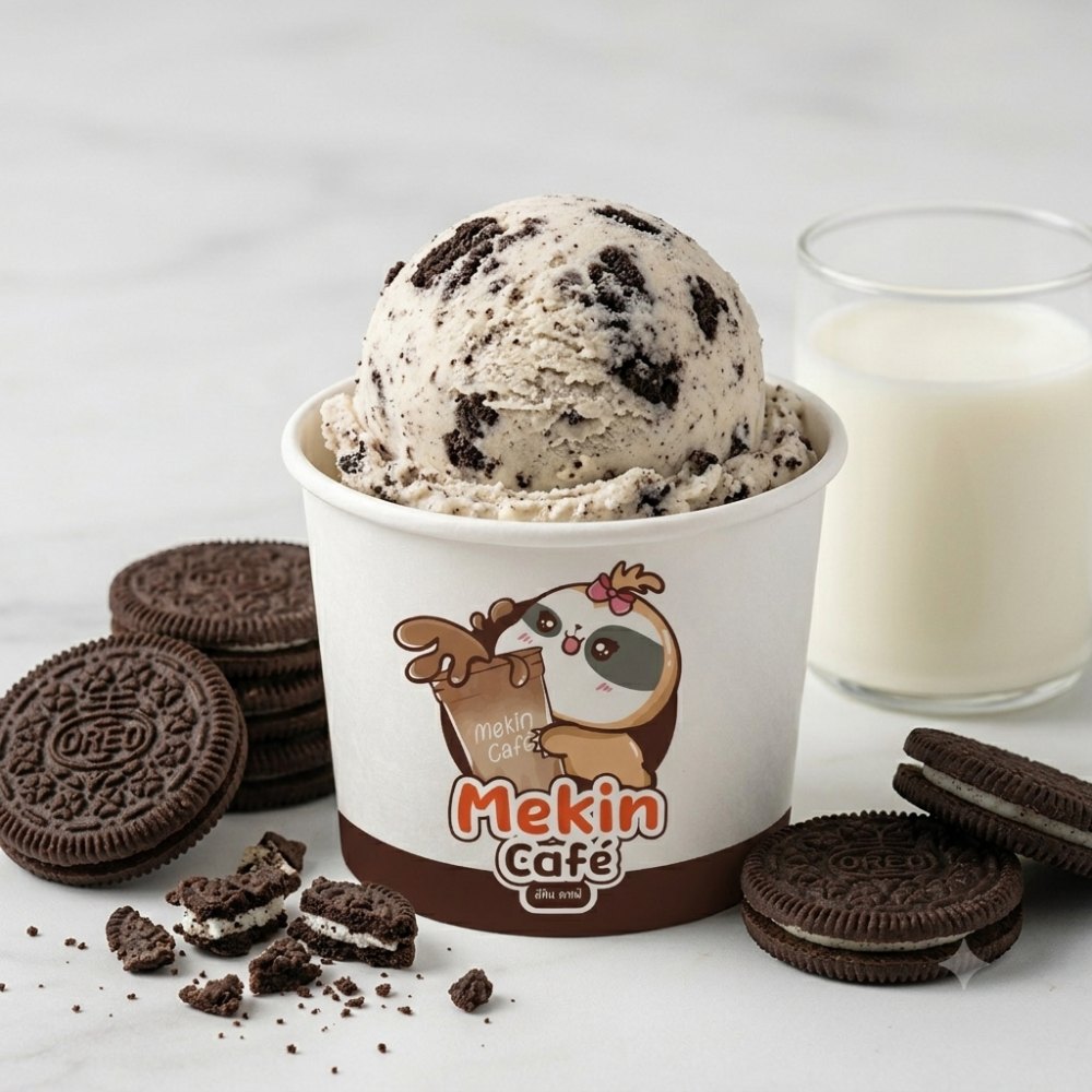 ไอศกรีม คุ๊กกี้แอนด์ครีม