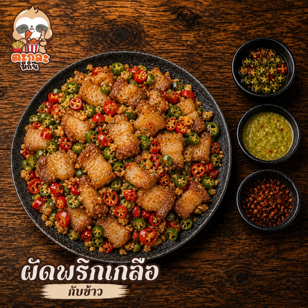 ผัดพริกเกลือ (กับข้าว)