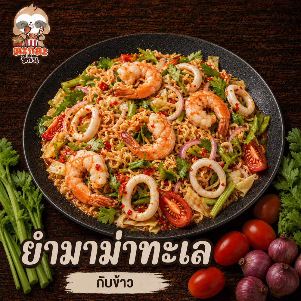 ยำมาม่าทะเล